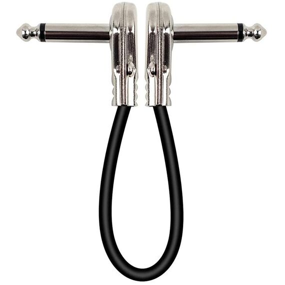 Linea di effetti per chitarra elettrica per strumento audio a blocco singolo, lunghezza del cavo: 15 cm (testa piatta argento)