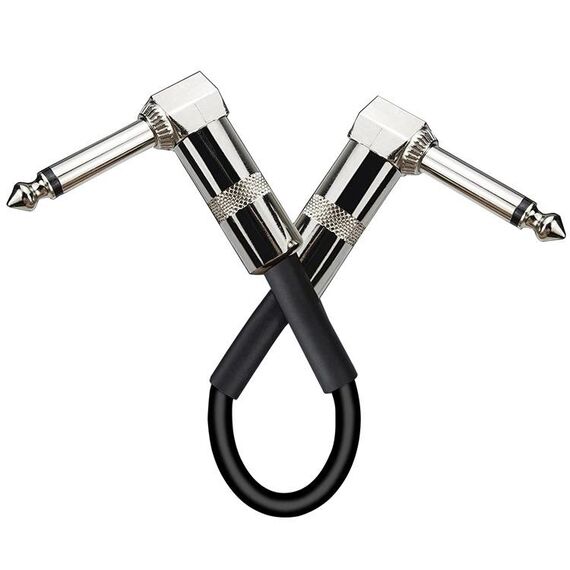 Linea di effetti per chitarra elettrica per strumento audio a blocco singolo, lunghezza del cavo: 30 cm (testa quadrata argento)