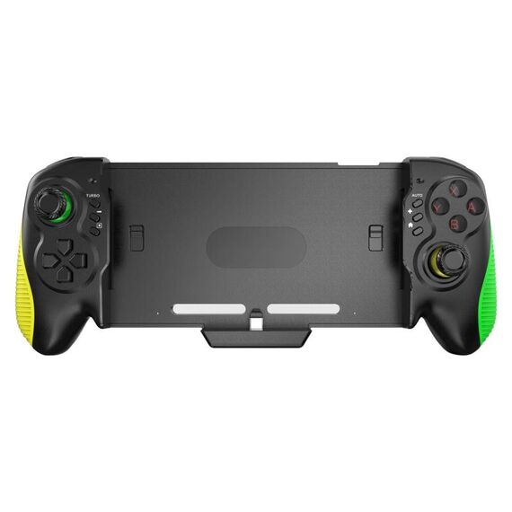 STK-7037 per controller di gioco Switch con funzione di scoppio somatosensoriale a 6 assi (giallo verde)