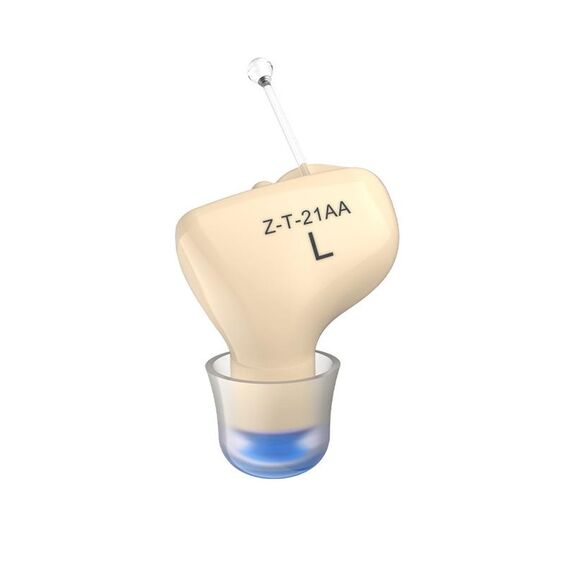 AN127 Amplificatore audio invisibile per apparecchi acustici in-ear per anziani e non udenti (orecchio sinistro colore della pelle)