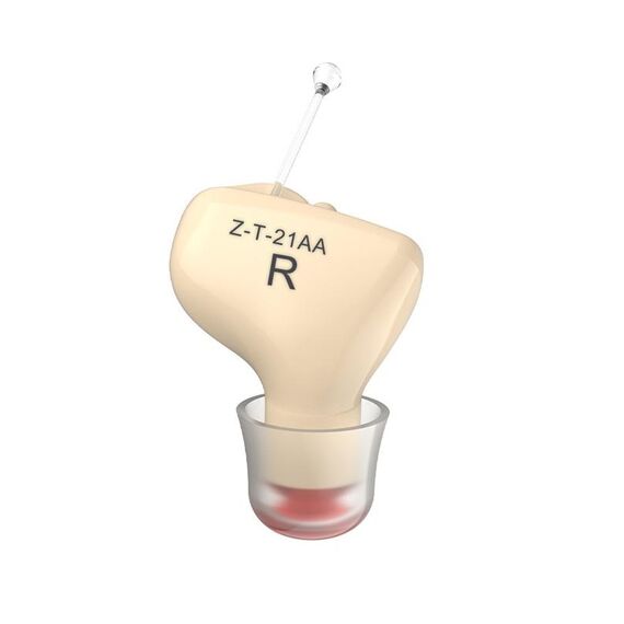 AN127 Amplificatore audio invisibile per apparecchi acustici in-ear per anziani e non udenti (colore della pelle dell'orecchio destro)