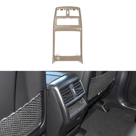 Per Mercedes Benz ML320 / GL450 Copertura del pannello di uscita dell'aria del condizionatore d'aria posteriore dell'auto 166 680 7003, Stile: Foro singolo (Beige)