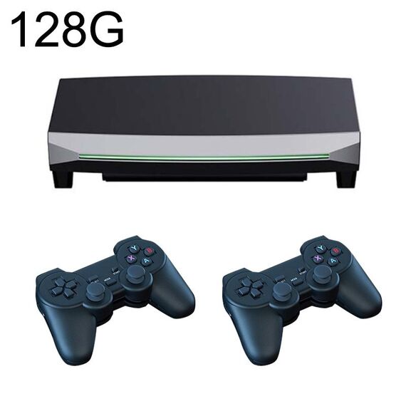 MANTE1 H6 Per PSP Simulator Sospensione Console di gioco per quattro persone Battle Videogioco Macchina 4K HD Game Box, Stile: 128G Maniglia ordinaria