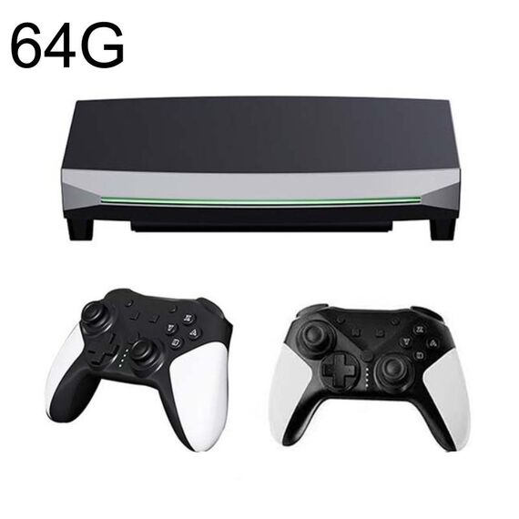 MANTE1 H6 Per console di gioco a sospensione per simulatore PSP Console di gioco per videogiochi da battaglia per quattro persone Scatola di gioco 4K HD, stile: Maniglia di ricarica 64G