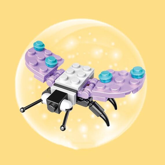 KY023 Coccinella CAYI Insetto Piccole Particelle Assemblaggio Puzzle Building Block Giocattoli
