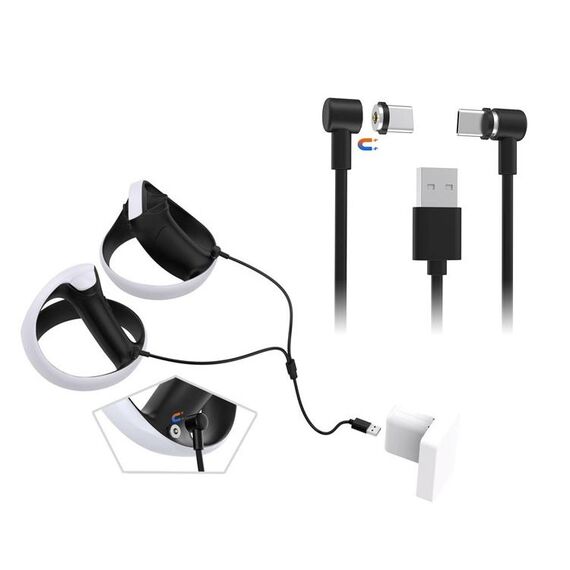 Per controller di gioco PS5 VR2/Switch/PS5 DOBE Cavo di ricarica magnetico di tipo C/USB-C