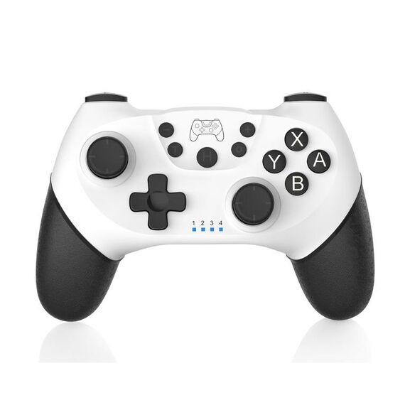 Per Switch/ Switch OLED/Switch Lite Maniglia Bluetooth Gamepad wireless a 6 assi (nero bianco)