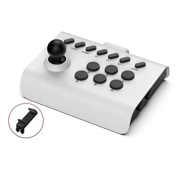Y01 Bluetooth Wireless 2.4G Joystick Gamepad (Bianco Nero)