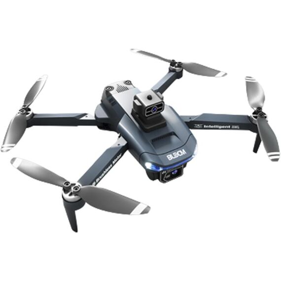 JJR/C X28 Flusso ottico a doppia fotocamera Evitamento ostacoli su quattro lati Drone RC (grigio blu)