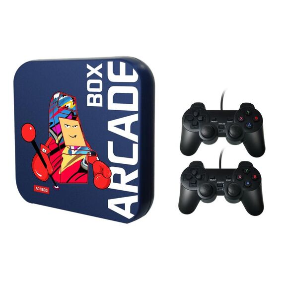 Arcade Box 256G Wired Video Game Machine Box 4K HD Display per PS1/PSP/N64/DC, spina UK