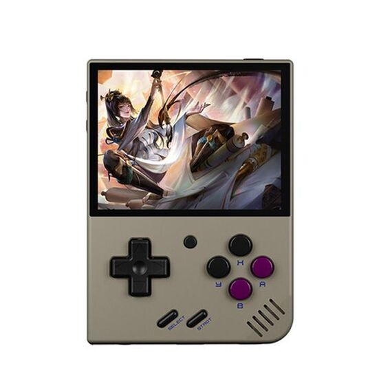 Miyoo Mini Plus Schermo IPS da 3,5 pollici Console di gioco portatile retrò 32 GB 9K Giochi (grigio)