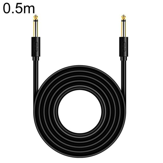 Cavo audio JINGHUA da 6,5 mm da 0,5 m Cavo per sintonizzazione dello strumento per microfono da maschio a maschio
