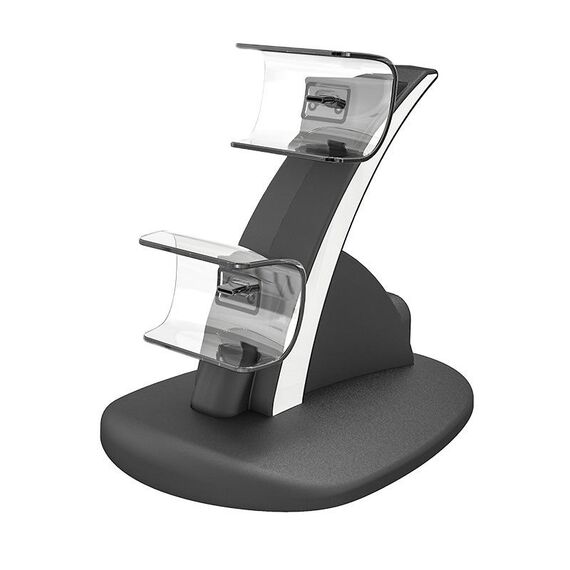 iplay HBP-253 Per PS5 Game Wireless Maniglia doppia staffa di posizionamento base di ricarica (nero)