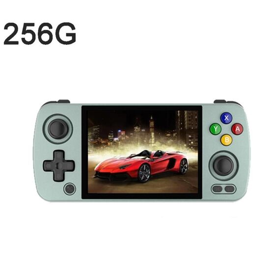 ANBERNIC RG405M Console di gioco portatile Touch screen IPS da 4 pollici in lega di alluminio Sistema Android 12 128G + 256G 4000 + giochi (grigio)