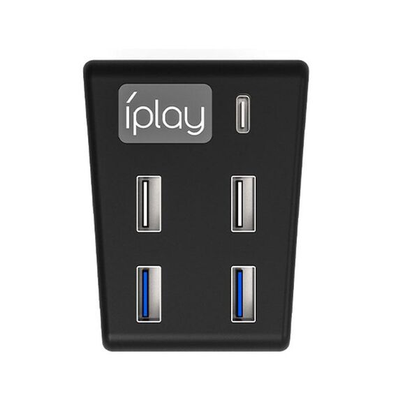 iplay HBP-308 per Sony PS5 5 in 1 console di gioco connessione HUB USB 3.0 estensore di trasmissione (nero)