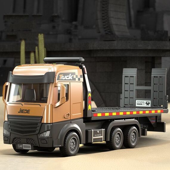 JIEDE Rescue Truck Lega Ingegneria Veicolo Giocattolo Bambini Saggezza Modello di Simulazione Auto