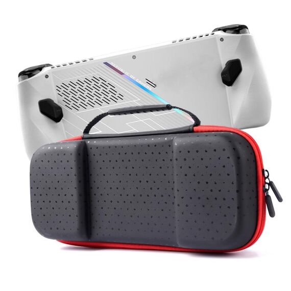 Per ASUS ROG Ally Game Console Custodia portatile impermeabile in PU (rosso)