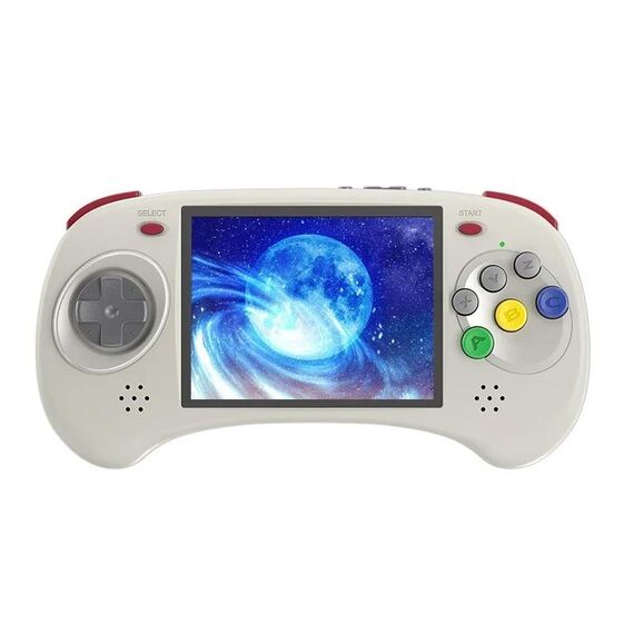 ANBERNIC RG ARC-D Console di gioco portatile Schermo IPS da 4 pollici Sistema Linux/Android 11 Video arcade portatile 256G (Grigio)