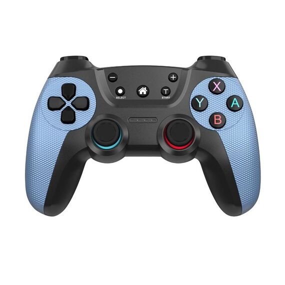 Per Switch Pro / PC / Controller di gioco Bluetooth wireless Android con vibrazione di attivazione (blu)
