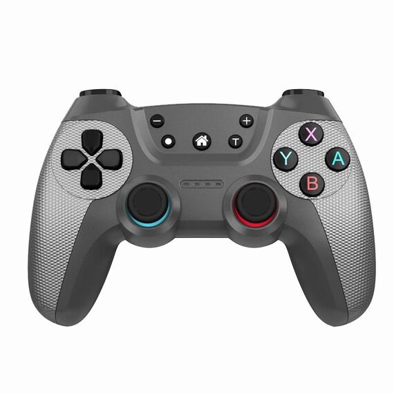 Per Switch Pro / PC / Controller di gioco Bluetooth wireless Android con vibrazione di riattivazione (argento elegante)