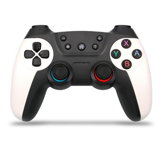 Per Switch Pro / PC / Controller di gioco Bluetooth wireless Android con vibrazione di riattivazione (bianco elegante)