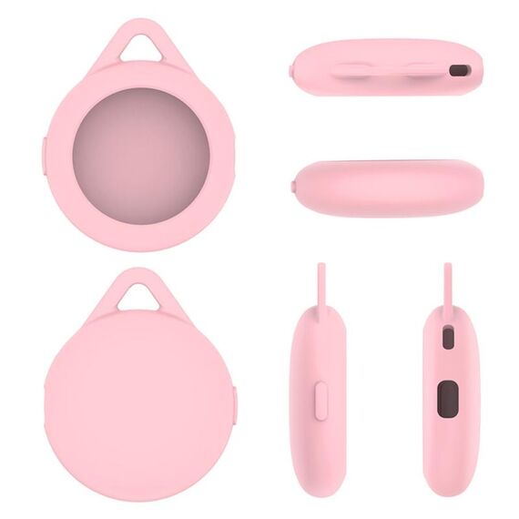 Per Pokemon Go Plus+ Monitor del sonno Poke Ball Custodia protettiva in silicone anticaduta (rosa)