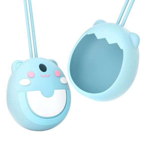 Copertura protettiva in silicone per macchina da gioco elettronica per animali domestici Tamagotchi Pix Cartoon, colore: blu
