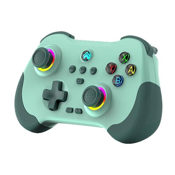 Z01 Wireless Gaming Vortex Dual Hall Body Grip per Switch / PS3 / PS4 / Android / IOS (verde)