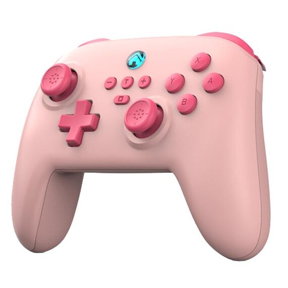 Gamepad wireless Bluetooth con gamepad del corpo con vibrazione di risveglio per Switch / Android / Apple / PC (rosa)