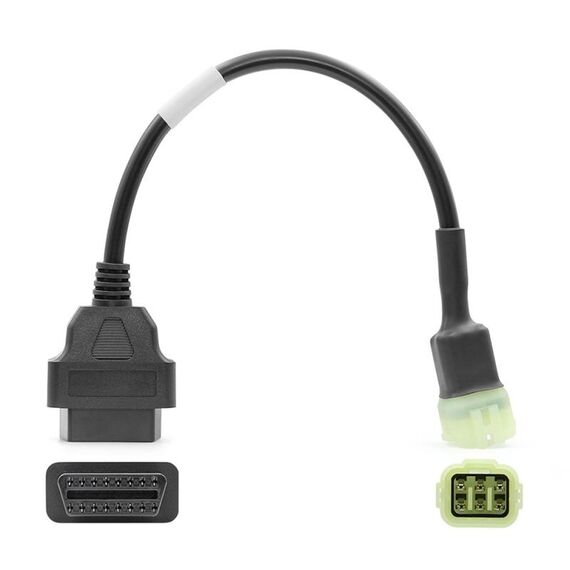 Per cavo connettore moto Kawasaki da 6 pin a OBDII femmina