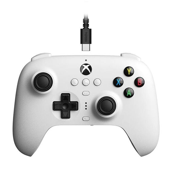 Controller di gioco cablato 8BitDo Orion Versione Xbox Hall con scheda Game Pass (bianco)