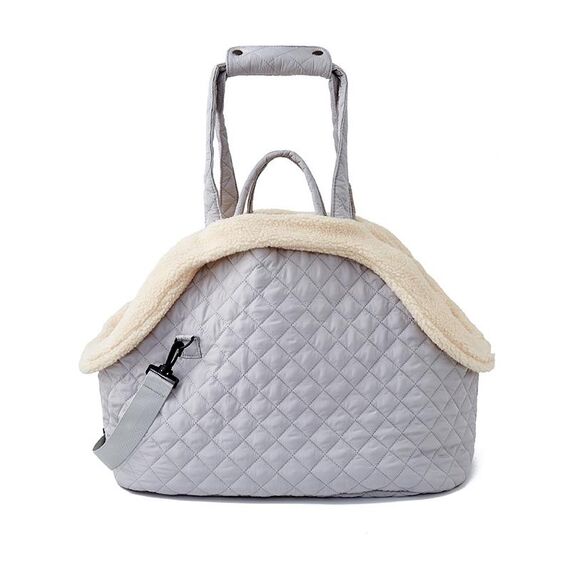 Borsa per animali domestici Borsa da gita per gatti a spalla autunno e inverno, Colore: grande grigio chiaro