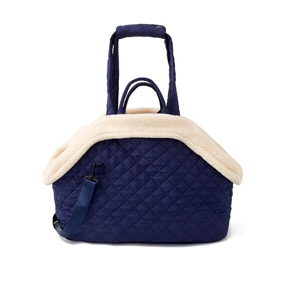 Borsa per animali domestici Borsa da gita per gatti a spalla autunno e inverno, Colore: grande blu navy