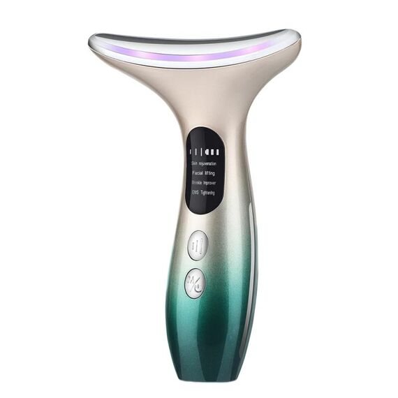 Dispositivo di introduzione facciale per strumenti di bellezza per collo a temperatura costante microcorrente HY38 EMS (gradiente)