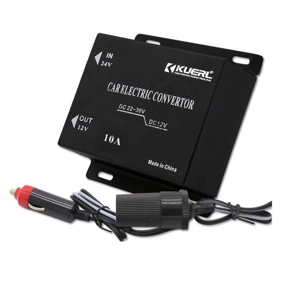 Convertitore di potenza per presa accendisigari per modifica subwoofer audio per auto Buck, modello: 24V-12V 10A