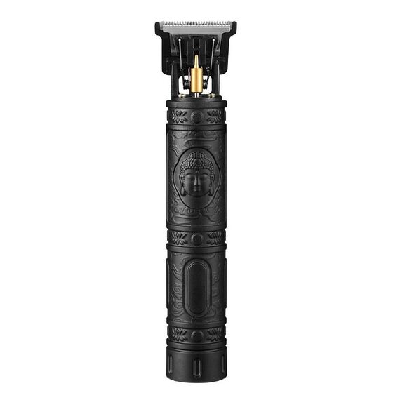 Tagliacapelli Beauty Power Fader Forbici elettriche da barbiere per capelli, Stile: Testa di Buddha (Nero)