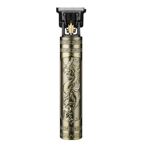 Tagliacapelli Beauty Power Fader Forbici elettriche da barbiere per capelli, Stile: Drago e Fenice (Bronzo)