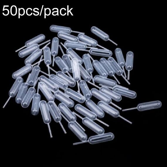 Siringa per marmellata con contagocce in plastica usa e getta da 50 pezzi/pacco da 4 ml, modello: contagocce ordinario