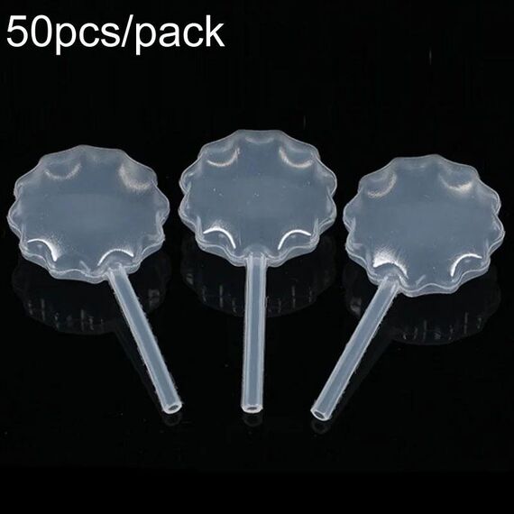 Siringa per marmellata con contagocce in plastica usa e getta da 50 pezzi/confezione da 4 ml, modello: forma di pizzo