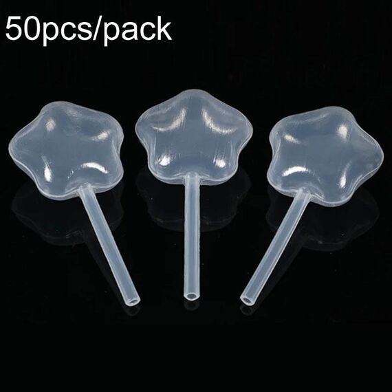 Siringa per marmellata con contagocce in plastica usa e getta da 50 pezzi/confezione da 4 ml, modello: Pentagramma