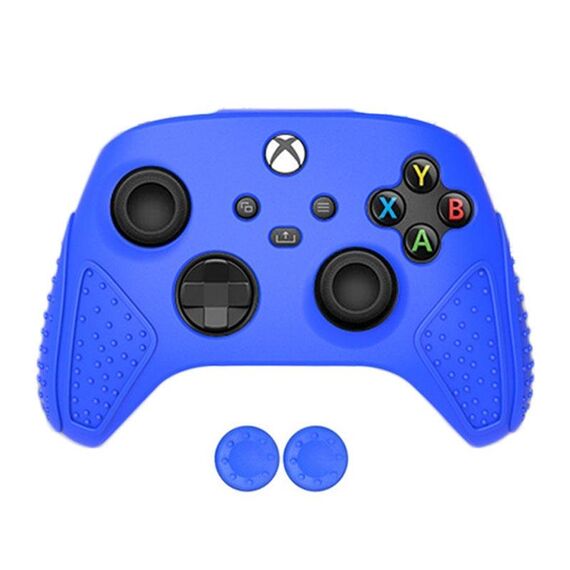 Custodia protettiva in silicone antiscivolo per gamepad serie XBox S / X (blu)