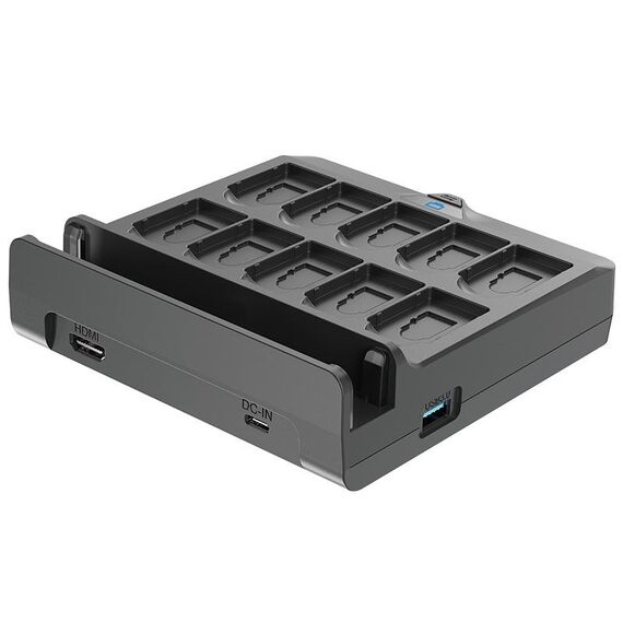 Per Switch / Switch OLED Iplay NG-SW279 Cast Screen Charger Video Conversion Dock con Storage (Nero)