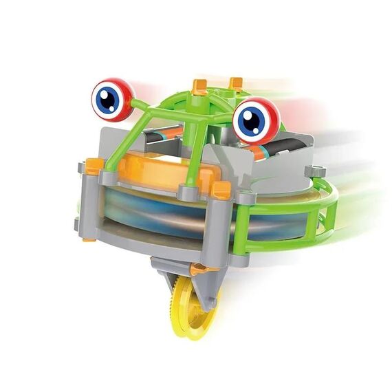 Tumbler per bambini, monociclo, giocattoli, novità, giroscopio, macchina da gioco, colore: verde