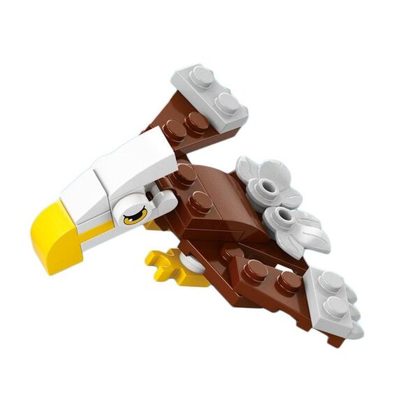 LELE BROTHER 9100-5 Eagle Bird Paradise Piccole particelle Bambini Early Learning Puzzle Building Blocks Toy