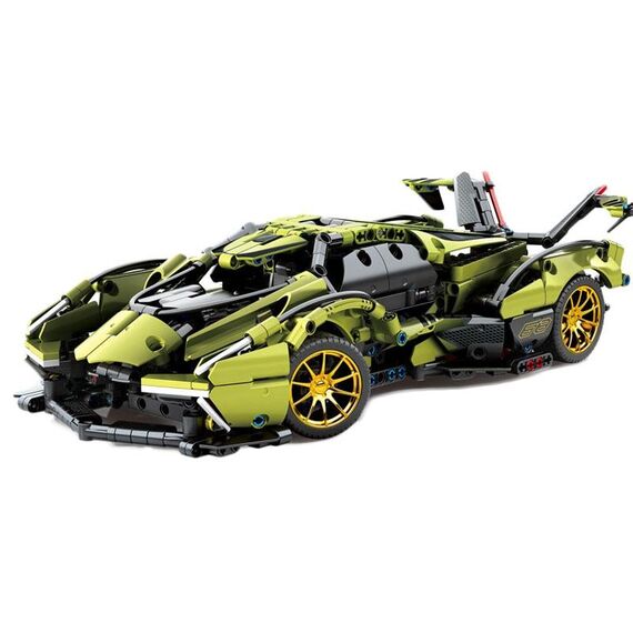 SEMBO 8553 1:14 Modello di auto da corsa sportiva Blocchi di costruzione Puzzle Assemblaggio Giocattolo per bambini