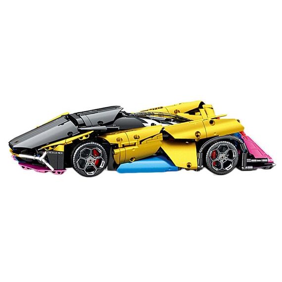 SEMBO 701924 1:14 Modello di auto da corsa sportiva Blocchi di costruzione Puzzle Assemblaggio Giocattolo per bambini