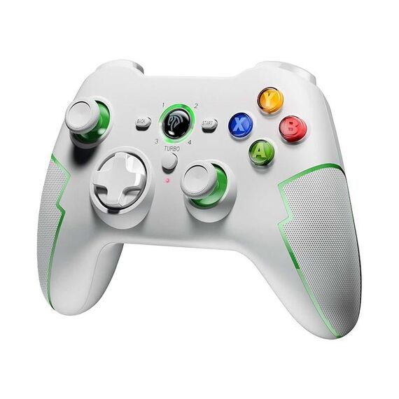Controller di gioco wireless EasySMX 9013Pro per Switch / PS3 / IOS / Android / PC (bianco verde)