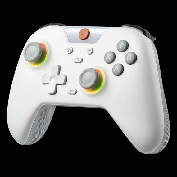 EasySMX X05 Controller di effetti RGB Hall per gamepad wireless per PC/telefono/switch/piattaforma Steam (bianco)