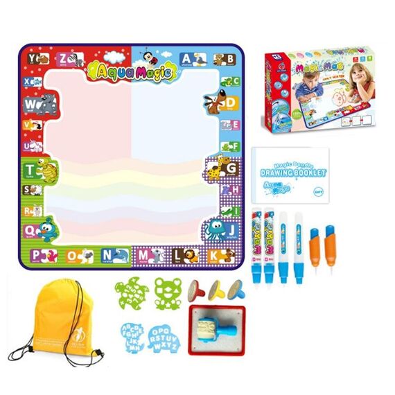78x78cm Tappetino da disegno con penna magica per bambini, specifiche: set 1