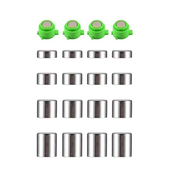 Per PS5 20 pz/set Gamepad Bottoni in metallo Testa a fungo Base magnetica Chiavi incrociate Set di accessori